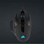   CORSAIR Vezetékes Egér Gaming, NIGHTSWORD RGB Tunable, 8 programozható gomb, RGB Világítás, 18000dpi, fekete