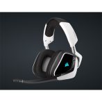   CORSAIR Vezeték Nélküli Headset, VOID RGB ELITE Wireless Premium Gaming, 7.1 Hangzás, RGB, fehér