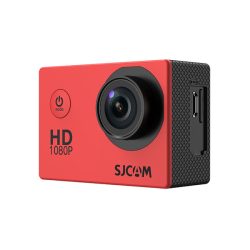 SJCAM Action Camera SJ4000, Red, vízálló tokkal, LCD kijelző, 2,0 képátmérő, 12 MP, lassítás, időzítő, 1080P, H.264