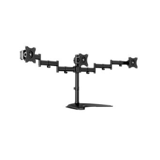   MULTIBRACKETS Asztali állvány (3 képernyős rögzítőkar), M Deskstand Basic Triple (15-27", max.VESA: 100x100 mm, 6 kg)