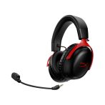   HP HYPERX vezeték nélküli gaming fejhallgató Cloud III - fekete/piros