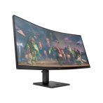   OMEN by HP 34" Ívelt Gaming monitor 34c WQHD AG 3440x1440 165Hz 400cd, 3000:1, 1ms, DisplayPort, HDMI - fekete