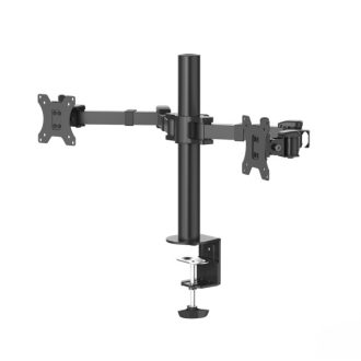   HAMA 118494, MONITORKAR DUPLA, FULL MOTION, 100X100, 2*35"-IG, FEKETE