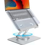 BLACKBIRD Notebook Állvány, 360 fokban forgatható alumínium ezüst BLACKBIRD Notebook Állvány, 360 fokban forgatható alumínium ezüst