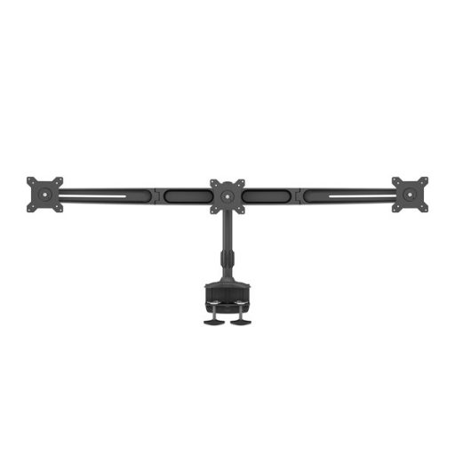 MULTIBRACKETS Asztali konzol (3 képernyős rögzítőkar), M VESA Desktopmount Triple Desk Clamp 15-24" (max.VESA:100x100mm)