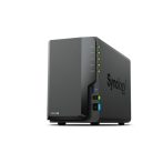   SYNOLOGY NAS 2 fiókos DS224+ Intel Celeron J4125 4x2GHz, 6GB DDR4, 2x1GbE, 2xUSB3.2Gen1