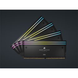 CORSAIR Memória DOMINATOR TITANIUM RGB DDR5 64GB 4800MHz CL36, INTEL (Kit of 4), fekete