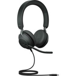 JABRA Fejhallgató - Evolve2 40 MS SE Teams Stereo Vezetékes USB-C, Mikrofon