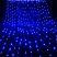 COLORWAY LED szalag, LED garland ColorWay curtain (curtain) 3x3m 300LED 220V blue color