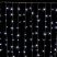 COLORWAY LED szalag, LED garland ColorWay curtain (curtain) 3x3m 300LED 220V cold color