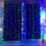 COLORWAY LED szalag, LED garland ColorWay curtain (curtain) 3x3m 300LED 220V multi-colored