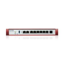 ZYXEL Tűztfal 2x2.5-GbE port + 6x1-GbE +1xUSB 3.0 + 1konzol port, USGFLEX200H-EU0101F