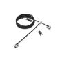   KENSINGTON Biztonsági zár, kulcsos, 2 eszköznek (MicroSaver® 2.0 Keyed Twin Laptop Lock)