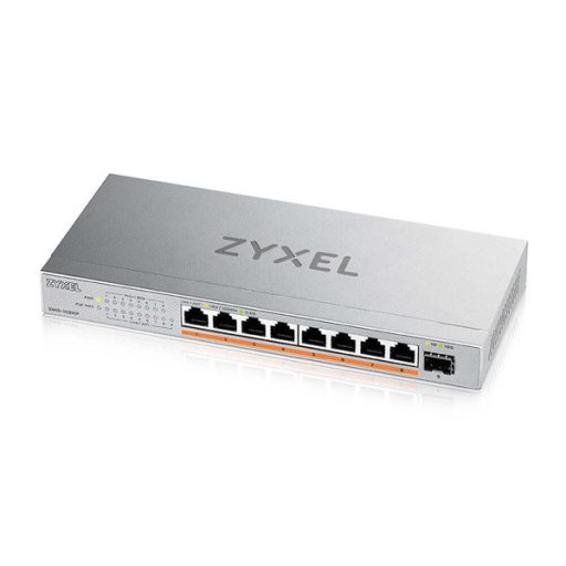 ZYXEL Switch 8x2.5Gbps + 1xSFP+  Fémházas Asztali, XMG-108-ZZ0101F