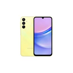 SAMSUNG Okostelefon Galaxy A15, Sárga, 128GB