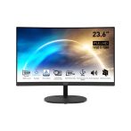   MSI Monitor Business PRO MP2412C 23,6" Ívelt FHD, 1920x1080, VA, 100Hz, 3000:1 CR, 250cd/m2, 1ms, HDMI, DP, Black