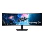   SAMSUNG Ívelt Gaming 240Hz VA monitor 49" G9 G95C, 5120x1440 DQHD 2K, 32:9, 450cd/m2, 1ms, HDMI,DP/USB