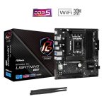   ASROCK Alaplap S1700 B760M PG LIGHTNING WIFI INTEL B760, mATX