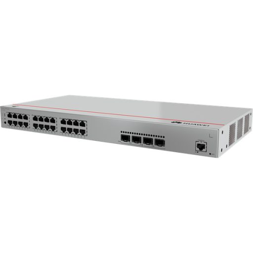 Huawei eKit Switch 24x1000Mbps (400W POE+) + 4x1GE (SFP) + 1konzol port, iStack, Layer2+ managed Rackes - S310-24P4S