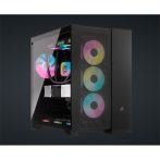   CORSAIR Ház 6500D AIRFLOW Dual Chamber, Tápegység nélkül, Edzett Üveg, fekete