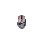   BARACUDA W029908 MANTA-G, BGM-047G gamer egér,8D, szürke, 12800 dpi