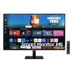   SAMSUNG SMART VA monitor 32" M5, 1920x1080, 16:9, 250cd/m2, 4ms, 2xHDMI/2xUSB/WiFi/Bluetooth, hangszóró -LS32DM500EUXDU