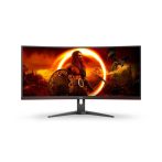   AOC Ívelt Gaming 144Hz VA monitor 34" CU34G2XE/BK, 3440x1440, 21:9, 300cd/m2, 1ms, 2xHDMI/DisplayPort