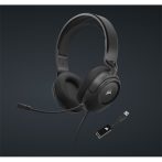   CORSAIR Vezetékes Headset, HS35 SURROUND v2 Gaming, Multiplatform, fekete