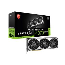 MSI Videokártya PCI-Ex16x nVIDIA RTX 4070 SUPER VENTUS 3X 12GB DDR6X OC