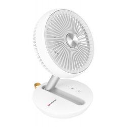 HUMANAS CoolAir F01 vezeték nélküli ventilátor, 15 órás működési idő, 180° dőlésszög, USB-C, 4 teljesítmény fokozat