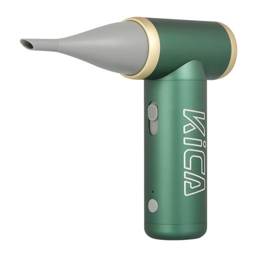 KICA JetFan2 vez. nélküli univerzális légfúvóka, USB, LED kijelző, 101000 ford./perc, 72 km / óra,  4,5 óra, zöld