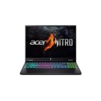   ACER Aspire Nitro AN16-73-540P, 16" WUXGA IPS, Intel Core i5-14450HX, 16GB, 512GB SSD, GeForce RTX 4050, DOS, fekete