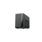   SYNOLOGY NAS 2 fiókos DS224+ 2x8TB HDD-vel, Intel Celeron J4125 4x2GHz, 2GB DDR4, 2x1GbE, 2xUSB3.2Gen1