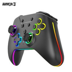 ARMOR3 NURIVAL Nintendo Switch Kiegészítő Vezeték Nélküli "Hall Effect" Stick kontroller, Fekete