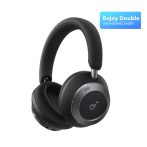   ANKER Vezeték Nélküli Fejhallgató, Soundcore Space One Pro, Összecsukható, Aktív Zajszűrő, jet black - A3062G11