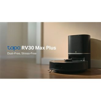   TP-LINK Robot Porszívó és Felmosó + Okos Automata Űrítős Dokkoló LiDAR Navigációval 5300Pa Hyper Suction, TAPO RV30 MAX