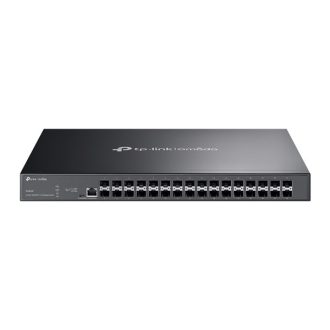   TP-LINK Switch 32x10Gbps SFP+ + 2xkonzol port, Menedzselhető Rackes, SX3032F