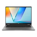   ASUS CONS NB Vivobook Flip TP3407SA-QL003W 14" WUXGA OLED Touch, Ultra 5 226V, 16GB, 512GB M.2, INT, WIN11H, Szürke