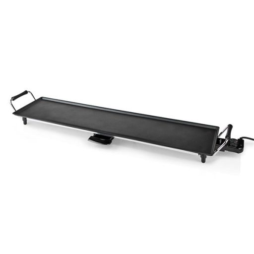 Nedis FCTE110EBK90 teppanyaki látvány grillsütő, 1800W, szabályozható hőmérséklet, csepptálca