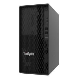 LENOVO torony szerver - ST45 V3 (3.5"), 4C AMD EPYC 4124P 3.8GHz, 1x16GB, 2x 900GB 5400 PRO RI SSD, Software RAID, 500W.