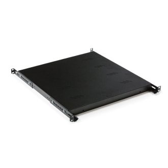   KELINE Perforált polc 1U 650mm mély 19", teherbírás: 80kg