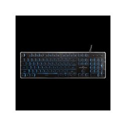 WHITE SHARK  TACHI-B/US WS GK-003141B-US gamer billentyűzet, 104 gomb fekete (angol)