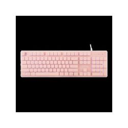 WHITE SHARK TACHI-P/US  WS GK-003441P-US gamer billentyűzet, 104 gomb pink (angol)