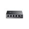 TP-LINK Switch 5x1000Mbps (1xPOE + 4xPOE+) Fémházas Easy Smart (Omada), ES205GP
