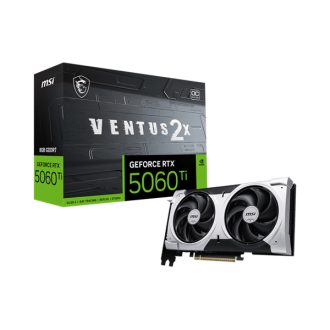   MSI Videokártya PCI-Ex16x nVIDIA RTX 5060 Ti VENTUS 2X PLUS 8GB DDR7 OC
