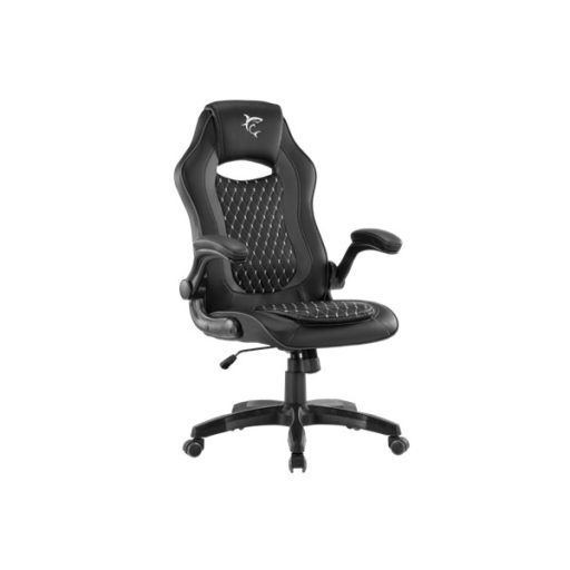 WHITE SHARK NYX-B NYX gamer szék, fekete, puha nyak, fej és hát párnák, lélegzó felület, 120 kg - ig