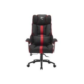   WHITE SHARK WS LE MANS LE MANS fekete/piros gamer szék, puha nyak, fej és hát párnák, lélegző felület, 120 kg-ig
