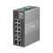 TP-LINK Switch Ipari 6x1000Mbps(POE+) + 2x1000Mbps(POE++) + 2xGigabit kombó SFP Fémházas, IES210GPP