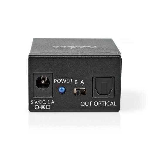 Nedis ASWI2512BK digitális audio kapcsoló 2x Toslink