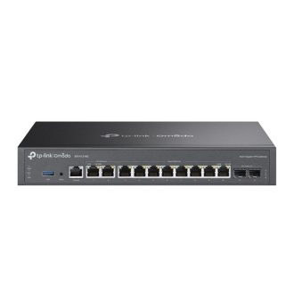   TP-LINK Vezetékes VPN Router 2xWAN/LAN(2.5Gbps)+ 8xWAN/LAN(1000Mbps) + 2xSFP + 1xUSB + 1xkonzol port, ER7412-M2